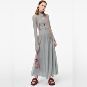 Zara Dusty Mint Dress Size S